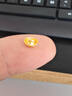 天鑫洋黃金/足金999.9 小金元寶投資金 約1克（帶瓶子） 曬單實拍圖