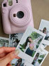 富士instax mini12一次成像拍立得相機（mini11拍立得相機升級版） 繡球藍 套餐2：官配+20張+保護殼 曬單實拍圖