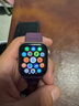 Apple/蘋(píng)果 Watch Series 10 智能手表GPS款42毫米玫瑰金色鋁金屬表殼梅子色回環(huán)式運動(dòng)表帶MX1X3CH/B 曬單實(shí)拍圖