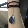 飾界情收藏級天然水晶吊墜魔鬼藍海藍寶水滴項鏈首飾女對象送生日禮物 約6-8克魔鬼藍海藍寶 曬單實(shí)拍圖