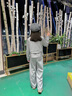 G.DUCKKIDS小黃鴨女大童洋氣春裝2025新款初中生學(xué)生衣服女孩假兩件襯衫套裝 花灰色 160 cm 建議身高145-155重70-80斤 曬單實(shí)拍圖
