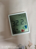 得力（deli）電子溫濕度計時(shí)鐘日期舒適度 室內辦公家用嬰兒房壁掛桌面 LE511 曬單實(shí)拍圖