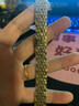 適配阿瑪尼手表帶女款滿(mǎn)天星表帶AR11244原裝款表帶不銹鋼表帶14m 金色【原裝款】 原裝螺紋扣14mm 曬單實(shí)拍圖