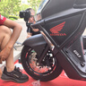 未來(lái)之眼F150防盜快拆摩托車(chē)射燈電動(dòng)車(chē)大燈LED遠近一體鋪路切線(xiàn)透鏡車(chē)燈 曬單實(shí)拍圖
