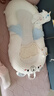 新安代嬰兒床中床新生兒0-3歲床 睡覺可移動便攜式嬰兒床折疊床 小萌熊床+斜坡墊+腿托+游戲欄 曬單實拍圖