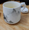 PAKCHOICE茶杯茶水分離陶瓷杯帶蓋辦公室杯羊脂玉水杯送長輩父親禮物泡茶杯 曬單實拍圖