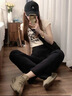 H8奢椰子鞋女350滿天星2025新款情侶男女鞋透氣網(wǎng)面百搭休閑鞋子 臟橙色 38 曬單實(shí)拍圖