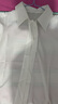 麓格立短袖白襯衫女職業(yè)正裝2025年夏季寬松休閑設(shè)計(jì)感垂感襯衣上衣 白色襯衫 M 【建議95-110斤】 曬單實(shí)拍圖