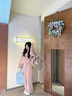 JIOESC2025新款小個(gè)子奶系穿搭一整套女早秋季粉色休閑運(yùn)動(dòng)衛(wèi)衣兩件套裝 【粉色套裝】 L 50/60kg 曬單實(shí)拍圖