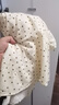 UR2025秋季新款女裝法式波點(diǎn)蝴蝶結(jié)裝飾無袖連衣裙UWG750189 米白印花 S 曬單實(shí)拍圖
