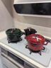 琺寶（staub）法國進口琺瑯鑄鐵鍋 櫻桃紅20cm雙耳煲湯鍋烹飪鍋具 40509-820 曬單實拍圖