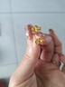 君念玉老鳳凰999黃金足金中國風(fēng)櫻桃耳釘女款耳環(huán)甜美可愛車?yán)遄有”?櫻桃耳釘 曬單實(shí)拍圖