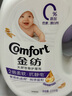 金紡衣服柔順劑護(hù)理劑液【洗衣搭檔】純凈溫和10斤親膚防靜電嬰童服裝 曬單實拍圖