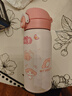 膳魔師（THERMOS）保溫杯三麗鷗聯(lián)名系列不銹鋼水杯可愛(ài)便攜咖啡杯吸管杯學(xué)生杯子 保溫吸管杯 350ml 美樂(lè )蒂內附杯套 曬單實(shí)拍圖