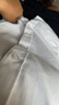 佐馬仕短袖襯衫女工裝襯衣女士商務(wù)休閑修身職業(yè)裝女裝夏季工作服正裝 方領(lǐng)純白色DN2655 3XL/40碼（130斤-140斤） 曬單實(shí)拍圖
