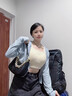 相伊戀人羊羔絨保暖背心25年新款女士帶胸墊加絨加厚秋冬季內衣可外穿睡衣 吊帶背心-奶白色【長(cháng)款】 L 碼【適合105-130斤】 曬單實(shí)拍圖
