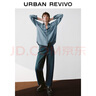 UR2025秋季新款女裝丹寧回潮復(fù)古休閑長袖牛仔襯衫UWM850212# 淺藍 (偏寬松) M 曬單實拍圖