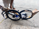喜德盛青少年自行車中國風(fēng)專為青少年設(shè)計(jì)x6鋁合金車架機(jī)械碟剎 寶藍(lán)白（24寸） 曬單實(shí)拍圖