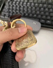 圣璃武財神趙公明黃銅令牌吊墜掛件正招財五路鑰匙扣男士汽車(chē)掛飾隨身 【武財神趙公明】黃銅掛飾 曬單實(shí)拍圖