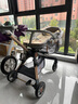 婧麒【全新升級】婧麒嬰兒推車可坐可躺可折疊高景觀輕便雙向遛娃神器 灰色;豪華款【十重好禮】 曬單實拍圖