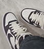 NIKE 耐克童鞋 COURT BOROUGH MID 男女童中幫魔術(shù)貼兒童運動休閑板鞋 曬單實拍圖
