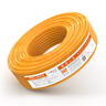 秋葉原（CHOSEAL）超六類雙屏蔽網(wǎng)線 CAT6A類萬兆抗干擾降衰減純銅 工程家裝網(wǎng)絡(luò)寬帶線 橙色 50米 QS2669CT50 曬單實(shí)拍圖