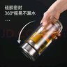 富光玻璃杯雙層 帶茶隔高硼硅玻璃水杯 茶水分離車載泡茶杯子男400ml 曬單實拍圖