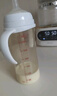 貝親奶瓶ppsu 新生兒奶瓶 防脹氣奶瓶 還原母乳親喂感寬口徑耐摔 330ml+重力球吸管 9個(gè)月以上 曬單實(shí)拍圖