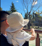 樂(lè )卡利 兒童防曬帽女童遮陽(yáng)帽漁夫帽男童夏季戶(hù)外寶寶太陽(yáng)帽透氣夏天 【萌萌龍】 帽圍46-54cm 曬單實(shí)拍圖