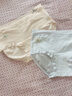 貓人【10A抑菌】女士內(nèi)褲女純棉100%棉抑菌底襠無痕柔軟少女三角褲 曬單實拍圖