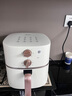 美的（Midea）空氣炸鍋易用旋鈕 家用實用大容量5.3L 不用翻面 蒸汽嫩烤 輕音烘炸 金屬內(nèi)腔無異味  MF-KZE535J5 曬單實拍圖