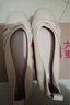 大東時(shí)尚淺口鞋女2025秋季新款簡(jiǎn)約風(fēng)平跟方跟單鞋套腳女鞋0206 米色 38 曬單實(shí)拍圖