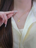 中國黃金（CHINA GOLD）太陽(yáng)花黃金項鏈女櫻花足金吊墜生日禮物女送女友老婆結婚紀念實(shí)用 精美禮盒【請勿拍】 曬單實(shí)拍圖
