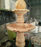 魔都石雕大理石噴泉風(fēng)水球歐式戶外大型流水噴水小區(qū)別墅庭院景觀擺件 晚霞紅直徑60厘米高100厘米 曬單實拍圖