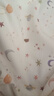 babyincoming嬰兒隔尿墊可水洗純棉a類(lèi)防水透氣寶寶尿布墊姨媽月經(jīng)護理墊床墊 【升級加厚款】星河搖籃曲-10A抗菌 80x100cm（推薦尺寸） 曬單實(shí)拍圖