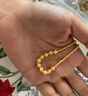 YISEILA/伊莎維拉18K金手鏈女貓眼K金彩金玫瑰金手鏈手鐲黃金手飾 18k黃金十貓眼手鏈約2.1-2.3克 曬單實(shí)拍圖