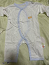 貝瑞加（Babyprints）嬰兒連體衣2件裝純棉寶寶衣服新生兒柔軟內衣透氣爬服薄款 藍59 曬單實(shí)拍圖