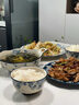 碩加超市同款碗碟套裝家用陶瓷碗盤米飯碗盤創(chuàng)意輕奢高顏值餐具碗具 4.4英寸碗（2只裝） 曬單實拍圖