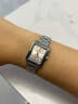 卡西歐（CASIO）手表女小方塊ins網(wǎng)紅復(fù)古學(xué)生考試時(shí)尚百搭簡(jiǎn)約指針石英女表禮物 LTP-V007D-4E 粉盤鋼帶 曬單實(shí)拍圖