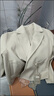 皮爾卡丹（pierre cardin）雙面羊絨大衣女羊毛短款2024秋冬款西服領(lǐng)通勤簡(jiǎn)約毛呢外套 安哥拉紅 S 適合110斤以下 曬單實(shí)拍圖