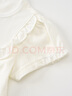 童泰（TONGTAI）女寶寶短袖套裝夏季嬰兒衣服內(nèi)衣女童短褲睡衣家居服米白100cm 曬單實(shí)拍圖