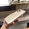 路杰森適用iPhone16Promax手機殼新款蘋果15pro超薄透明玻璃保護套iP14plus鏡頭全包防摔13外殼12高級感 【透明套沙漠金效果】晶鉆玻璃丨防摔頂配丨裸機質(zhì)感 蘋果16 ProMax 曬單實拍圖