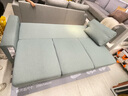 宜家（IKEA）BARSLOV寶施略三人布藝沙發(fā)床客廳小戶(hù)型折疊兩用沙發(fā)床 米色/灰色沙發(fā)床 曬單實(shí)拍圖