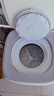 美的（Midea）內衣褲洗衣機 類(lèi)全自動(dòng)迷你洗 小型波輪內衣褲清洗機 高溫煮洗除菌除螨嬰兒洗衣機 襪子洗衣機 黑色上蓋-加熱洗(0.7KG高溫除菌) 曬單實(shí)拍圖