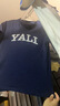 YALA雅禮夏季正裝校服短袖T恤圓領(lǐng)藏青色YALI夏季長(zhǎng)短褲戴帽加絨衛(wèi)衣 雅禮短袖T恤（白色） M (165) 曬單實(shí)拍圖