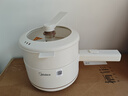 美的（Midea）電煮鍋 小電鍋 宿舍小鍋 學(xué)生宿舍泡面電火鍋 電蒸鍋多功能輔食鍋XZE2017 1.6L配蒸籠【國(guó)家補(bǔ)貼】 曬單實(shí)拍圖