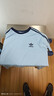 阿迪達斯 （adidas）三葉草 七夕禮物男女款 3-STRIPES TEE短袖JN7018 XL 曬單實拍圖