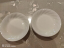 雷澳娜清歡歲月diy碗盤家用骨質(zhì)瓷浮雕釉下彩米飯碗高端餐具餐盤大湯碗 7.25英寸湯盤   單盤【買五送一】 曬單實(shí)拍圖