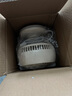 海爾（Haier）可充電電風(fēng)扇臺式風(fēng)扇桌面家用小型臺扇小風(fēng)扇輕音廚房壁扇宿舍臥室辦公搖頭渦輪空氣循環(huán)扇 可充電自動搖頭款LSF-CB101(W) 曬單實(shí)拍圖