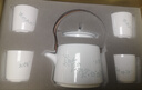 富玉景德鎮茶具套裝家用新款輕奢高檔一整套高端中式陶瓷茶壺茶杯禮盒 玉蘭花提梁壺茶具套裝 5頭 曬單實(shí)拍圖
